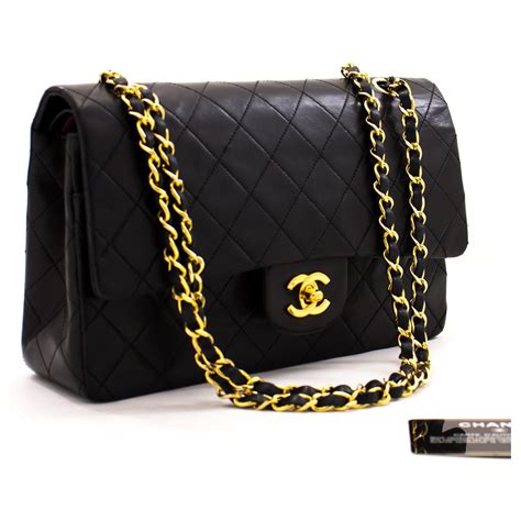 chanel medium black|Chanel medium flap bag price.